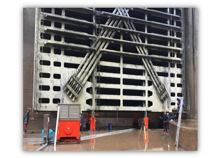 三峽南北二線提升器，提升高度175m ～185m